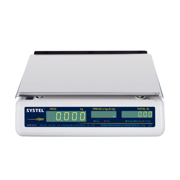 BALANZA SYSTEL CLIPSE CON BATERIA 30KG
