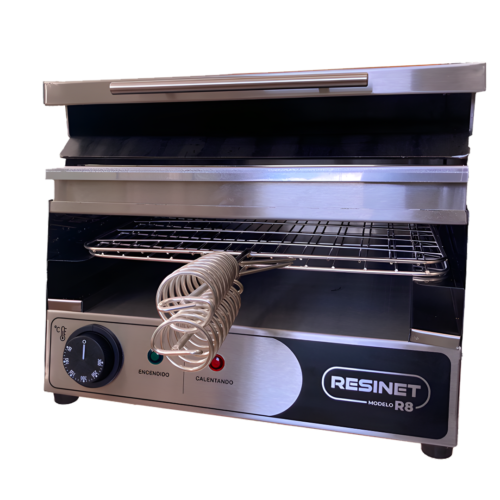 PLANCHA LISA ELECTRICA CON TOSTADOR RESINET