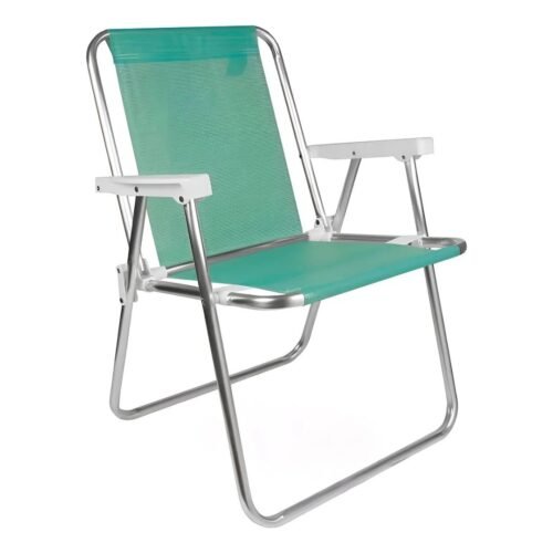 SILLON PLAYERO SANNET COVER VERDE ALUMINIO 3/4